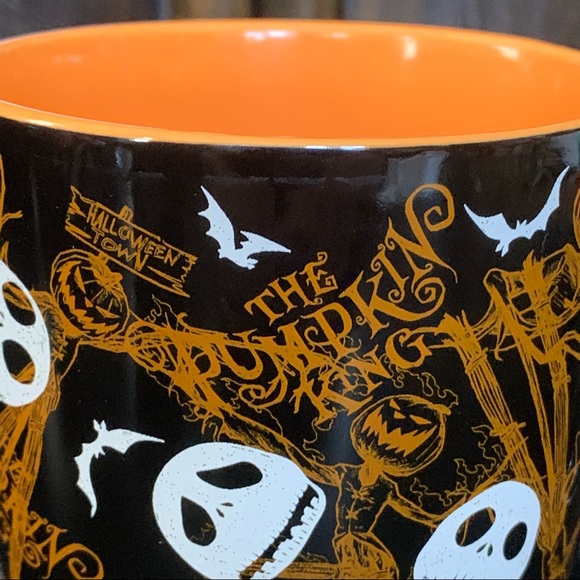 Jack Skelington Pumpkin King Nightmare Before Christmas Ceramic Mug & Mini Whisk - Picture 5 of 13